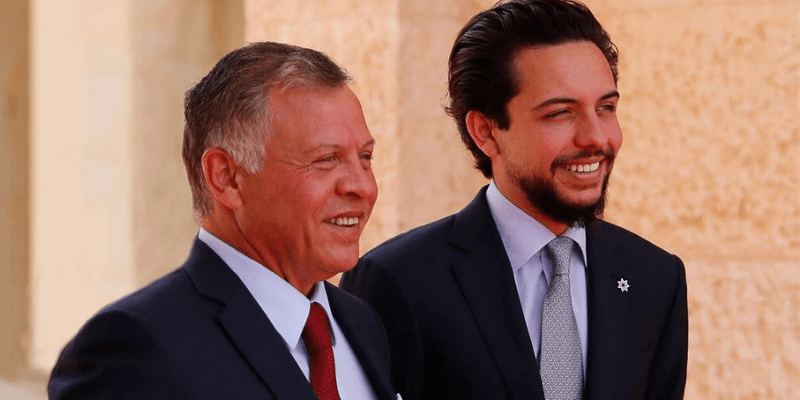 king abdullah crown prince hussein of jordan 1 - وكالة عكاظ الاخبارية