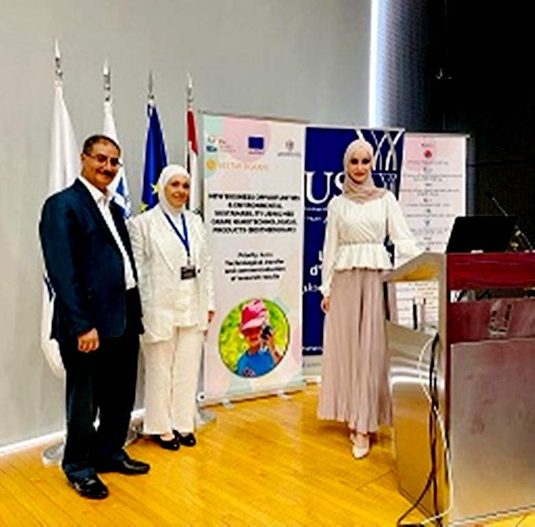  كليتي الصيدلة والتكنولوجيا الزراعية عمان الأهلية بمؤتمردولي عربي أوروبي في لبنان - وكالة عكاظ الاخبارية