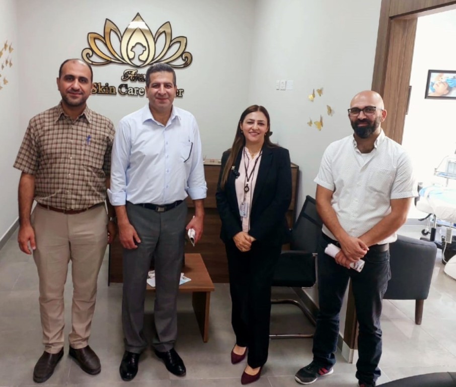  من جامعة النجاح الوطنية يزور قسم علم التجميل في جامعة عمان الأهلية - وكالة عكاظ الاخبارية