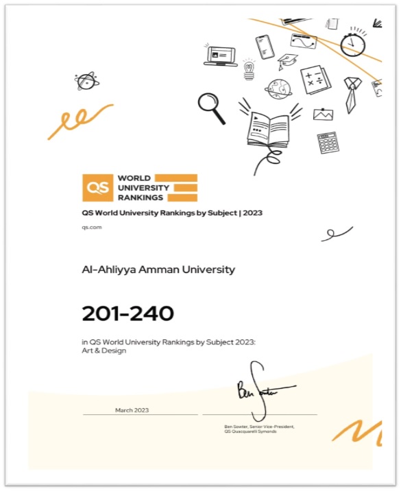  الأهلية ضمن أفضل 240 جامعة عالمية في تخصصات الآداب والتصميم حسب تصنيف كيو أس العالمي 2023 - وكالة عكاظ الاخبارية