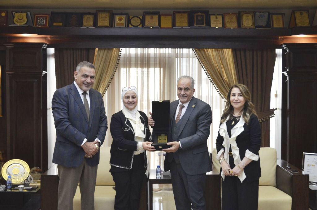  جامعة عمان الأهلية يستقبل العين القاضية إحسان بركات - وكالة عكاظ الاخبارية