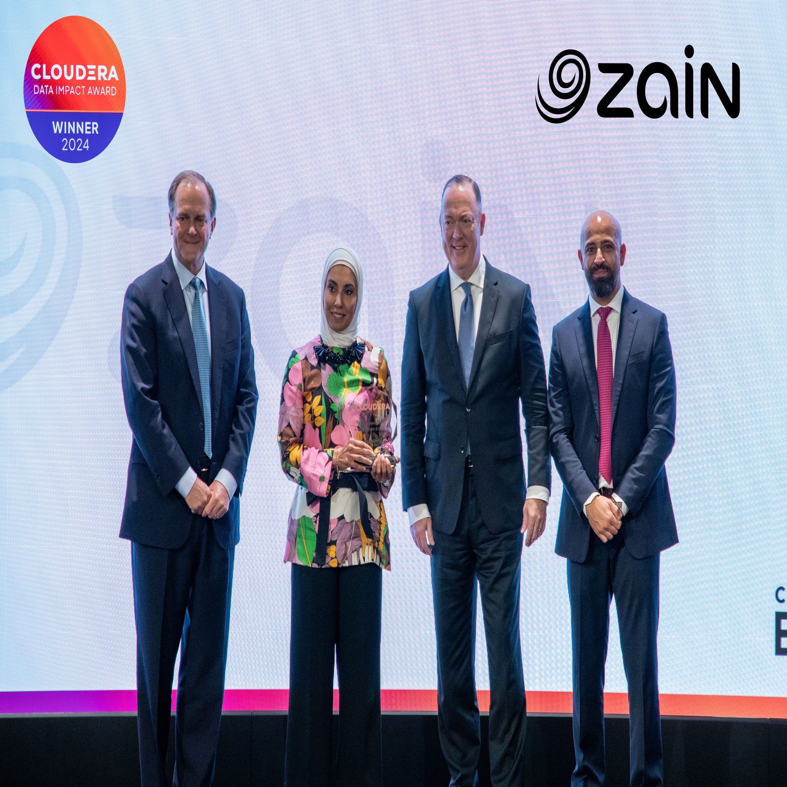 Zain Group Cloudera award pic scaled - وكالة عكاظ الاخبارية