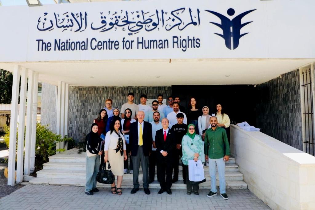  الحقوق في عمان الأهلية تزور المركز الوطني لحقوق الإنسان - وكالة عكاظ الاخبارية
