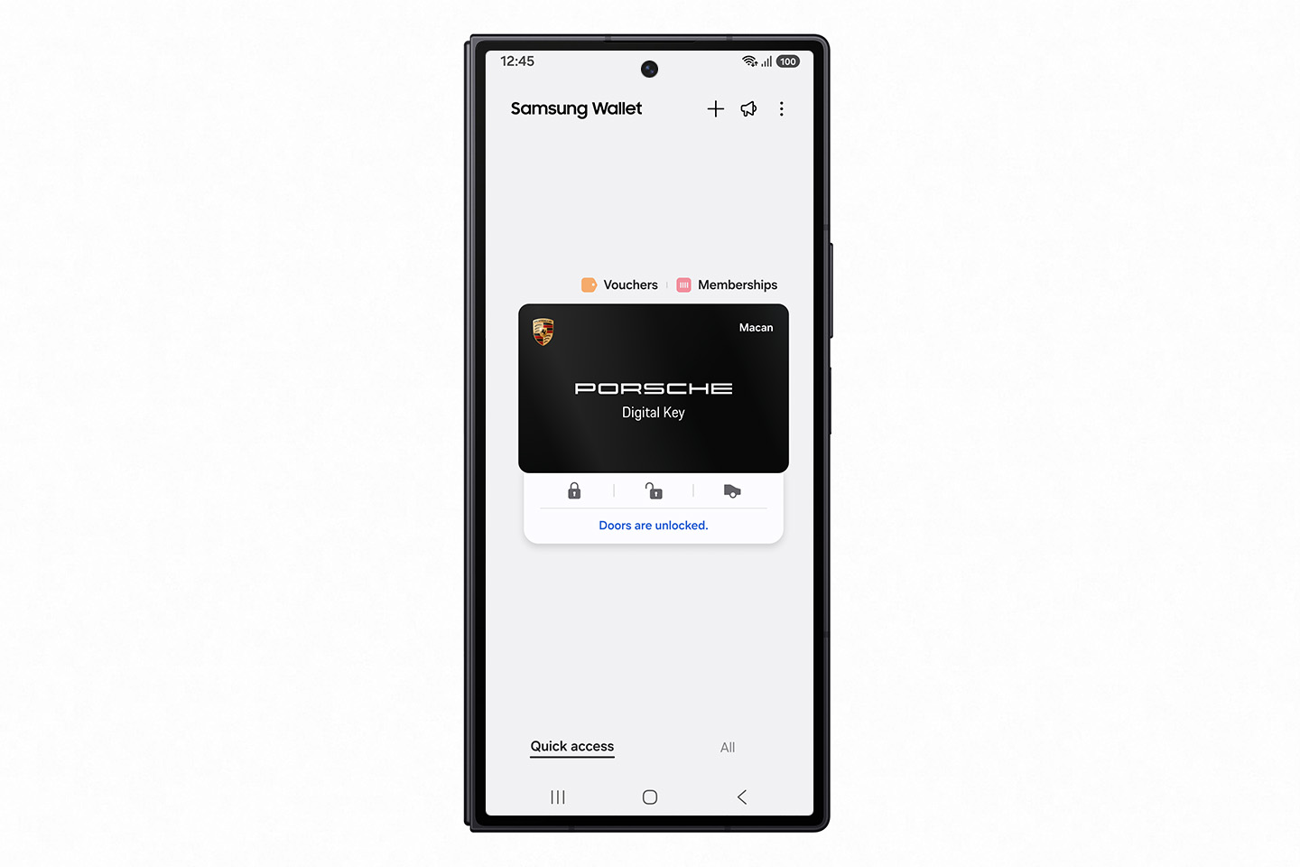 Samsung Wallet  Porsche Digital Key Integration - وكالة عكاظ الاخبارية