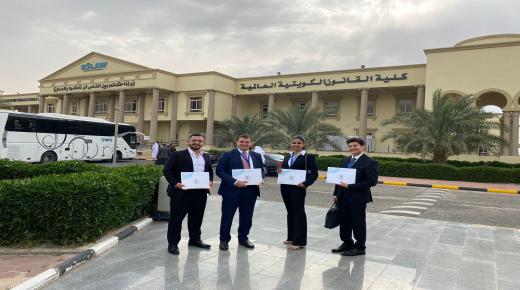 بمشاركة 26 جامعة من 14 دولة عربية … فريق حقوق عمان الاهلية يحصد المركز الثالث بمسابقة المحاكمات العربية بالكويت