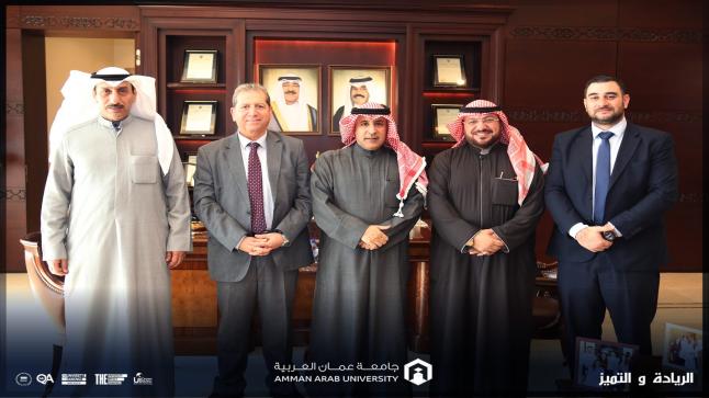 السفير الكويتي يستقبل رئيس “عمّان العربية ” لبحث سبل التعاون المشترك