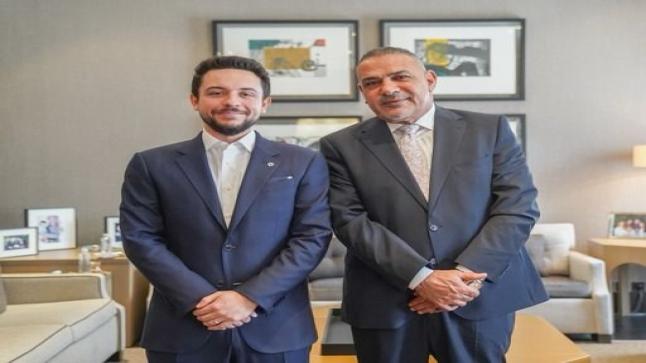 سمو ولي العهد يلتقي أ.د. مصلح  الطراونة