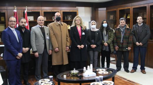 المجلس الأردني للأبنية الخضراء يزور جامعة الشرق الأوسط…ويرحب بالتعاون الثنائي