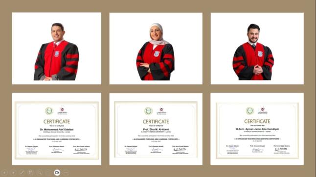 عمان الأهلية تشارك في أبو ظبي ببرنامج تدريبي للذكاء الاصطناعي عن التعليم والتعلّم