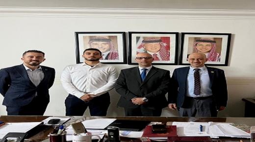 الملحق الثقافي الأردني بالقاهرة يستقبل وفد عمان الأهلية المشارك بمعرض EDU GATE  للجامعات