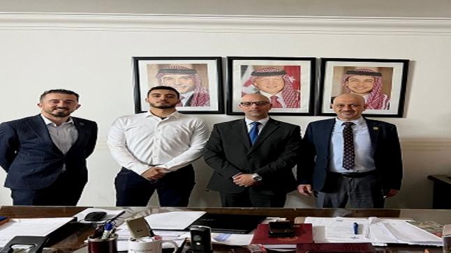 الملحق الثقافي الأردني بالقاهرة يستقبل وفد عمان الأهلية المشارك بمعرض EDU GATE  للجامعات