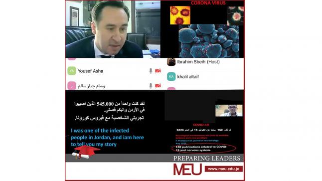 جامعة الشرق الأوسط MEU   تستضيف البروفيسور إبراهيم صبيح ضمن فعاليات مِئويَّة الدولة