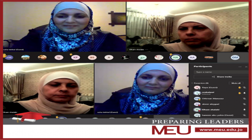 ضمن فعاليات الاحتفال بمئوية تأسيس الدولة الأردنية جامعة الشرق الأوسط MEU تعقد محاضرة بعنوان “الطفولة المبكرة في ظل جائحة كورونا كوفيد 19”