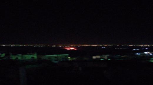 سقوط قذيفة في إربد مصدرها الجانب السوري تسببت بحريق