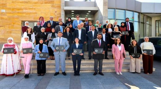 مشاركة عمان الاهلية بحفل تخريج الفوج الثاني من برنامج “نشامى”