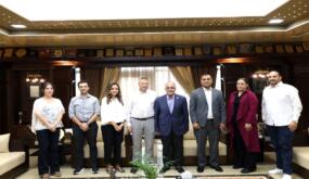 وفد من جامعة ويست السويدية يزور عمان الأهلية