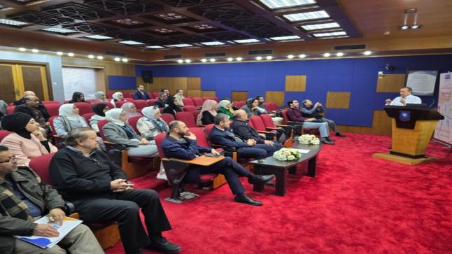 أ.د.الجاسم يحاضر في عمان الاهلية حول البحث العلمي وبراءات الاختراع 