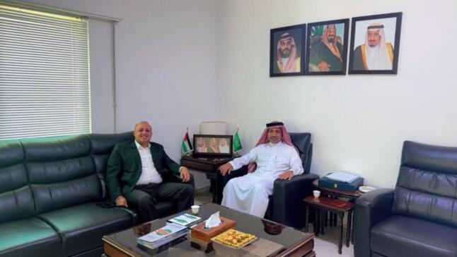 د. ماهر الحوراني  يزور الملحقية الثقافية السعودية في الأردن