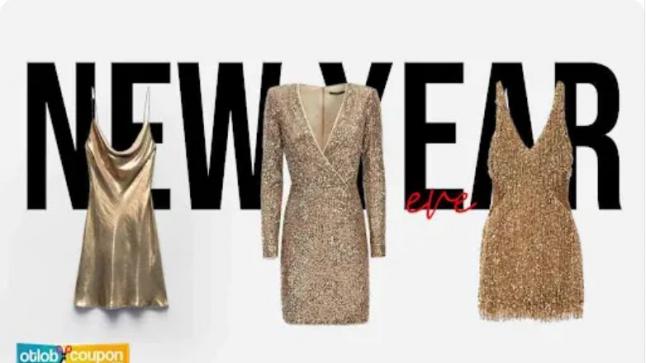 تألقي بالذهبي في احتفالات رأس السنة _ فساتين سواريه أونلاين بأقل تكلفة