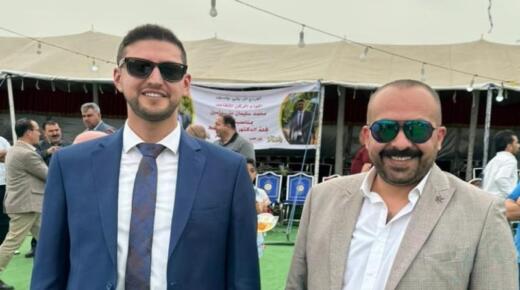 الحموري يهنيء الصديق عبد الملك المومني لحصوله على درجة الدكتوراه