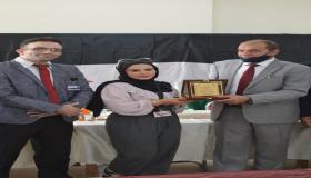 وزارة التربية والتعليم تكرم طالبة “الهندسة” في جامعة الشرق الأوسط رسل أبو قلبين