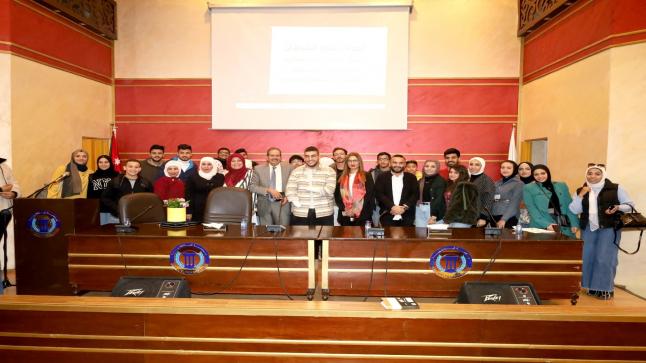 استضافة جامعة فيلادلفيا لفتى الزرقاء ” صالح حمدان ” نموذجًا للتفوق