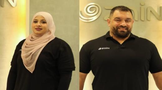 زين تدعم البطلين البارالمبيين “جميل شبلي” و”أسماء عيسى”