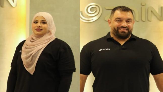 زين تدعم البطلين البارالمبيين “جميل شبلي” و”أسماء عيسى”