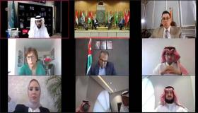 د. هايل عبيدات يشارك في مؤتمر المنظمة العربية للتنمية بواسطة الاتصال المرئي 