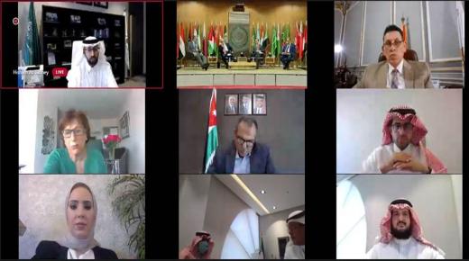 د. هايل عبيدات يشارك في مؤتمر المنظمة العربية للتنمية بواسطة الاتصال المرئي 