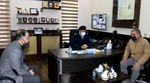 الحواتمة خلال زيارة لوحدة المتفجرات: نعمل لتطوير كافة اوجه العمل الشرطي التخصصي