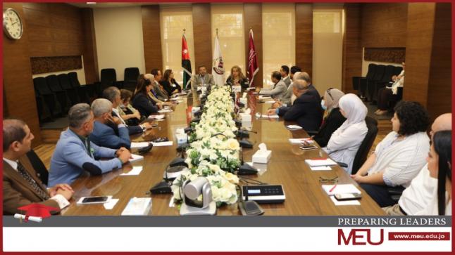 لقاءٌ حواري في جامعة الشرق الأوسط MEU للحديث عن قضايا التغطيات الصحافية داخل الأردن