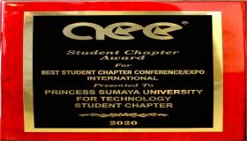 نادي منظمة مهندسي الطاقة في جامعة الأميرة سمية للتكنولوجيا يحصد جائزتين عالميتين