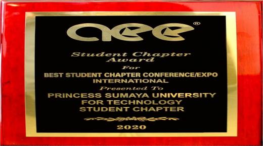 نادي منظمة مهندسي الطاقة في جامعة الأميرة سمية للتكنولوجيا يحصد جائزتين عالميتين