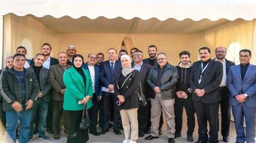 المومني يعقد مؤتمر صحفي عقب انتهاء جلسة مجلس الوزراء المنعقدة في الزرقاء