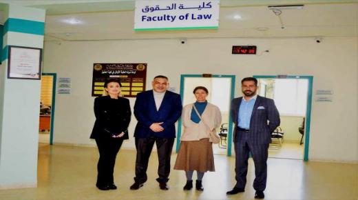 عمان الاهلية تستقبل ملحق التعاون الثقافي والعلمي لدى السفارة الفرنسية