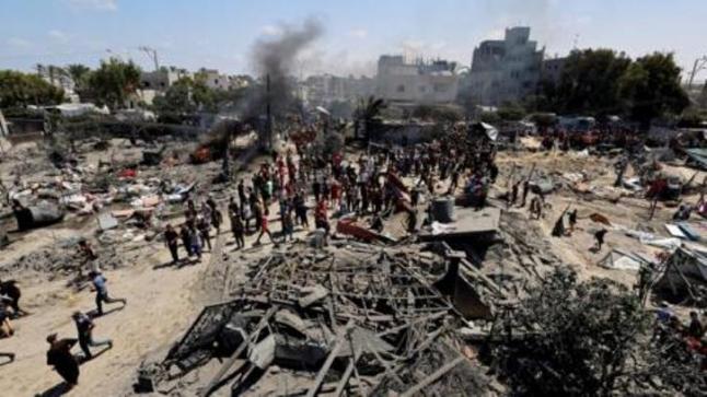 بيان صادر عن المنتدى العالمي للوسطية حول مجزره المواصي ومخيم الشاطئ في قطاع غزة