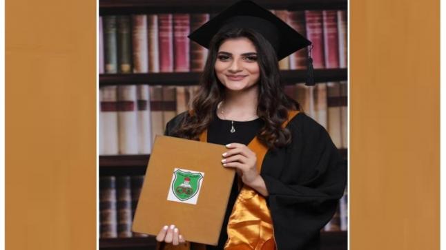 سابيا طارق المومني مبارك حصولك على درجة البكالوريوس في القانون من الجامعة الأردنية بتقدير جيدجداً