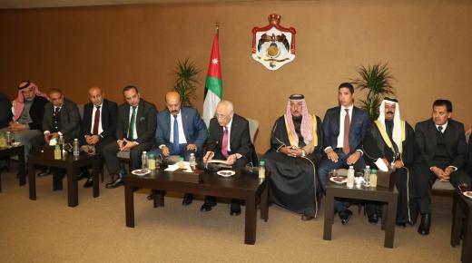 العيسوي يلتقي شيوخ ووجهاء من عشائر النعيم والدعجة يثمنون مواقف الأردن وجهود الملك لنصرة الأشقاء الفلسطينيين*