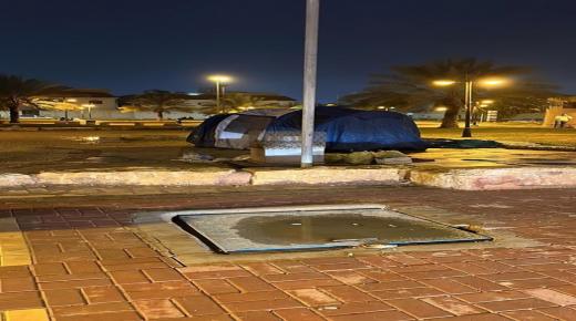 مهندس أردني ينام بالشارع في السعودية – فيديو