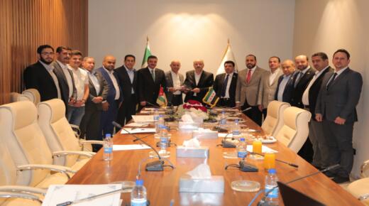 الوفد الصناعي يلتقي اتحاد غرف التجارة السوربة