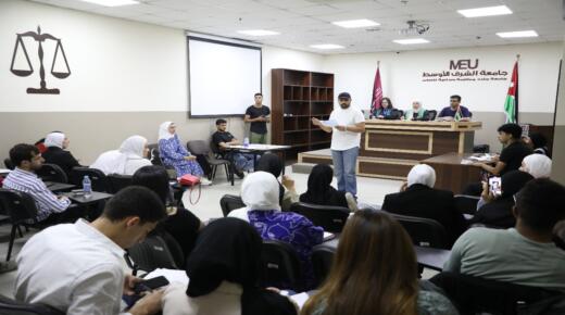 “الشرق الأوسط” تختتم مسابقة “فن المواجهة” بمناظرة نهائية شيقة