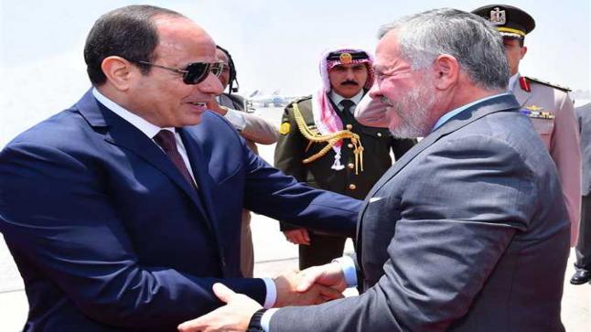 السيسي للملك: نتمنى لكم ولشعبكم مزيدا من الازدهار