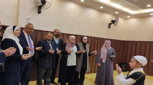 تربية الزرقاء الاولى ترعى افتتاح مصلى في مدرسة زينب الاسدية الثانوية المختلطة