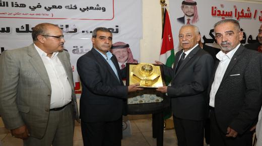 العيسوي يرعى احتفالية “شكرا سيدنا” بمخيم حطين بلواء الرصيفة