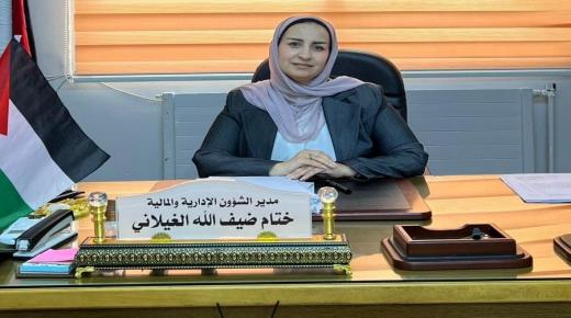 الأستاذه ختام ضيف الله الجبور قامه وطنية ترفع لها القبعات