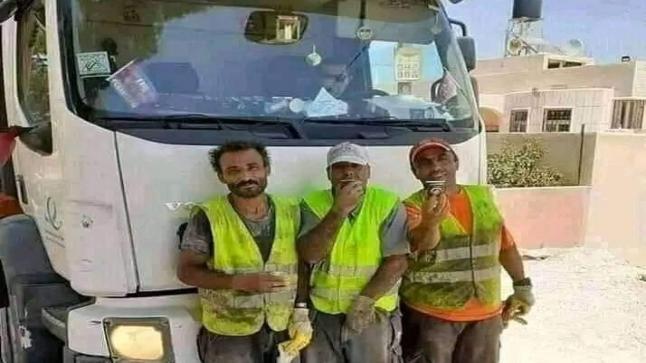 عمال الوطن هم الجنود المجهولون الذين يخدمون دون كلل او ملل … لهم الشكر