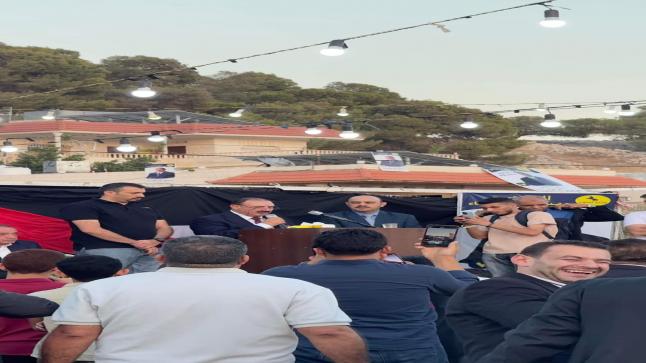 بحضور جماهيري مهيب ومزلزل .. المحامي الدكتور حسين الرحامنة يفتتح مقره الانتخابي