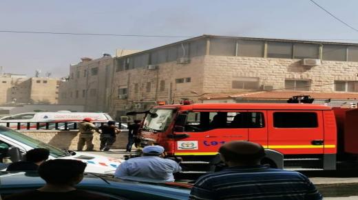 بالفيديو والصور .. حريق في مستشفى الكاثوليك للولادة باربد