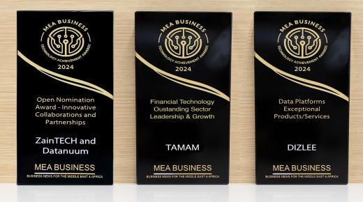 “زين” تحصد 3 جوائز في قطاعات التكنولوجيا المالية والخدمات الرقمية وحلول قطاع المشاريع والأعمال